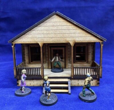Harbor House Residence Zombie Apocalypse 28mm Terrain Building Kit Wargames