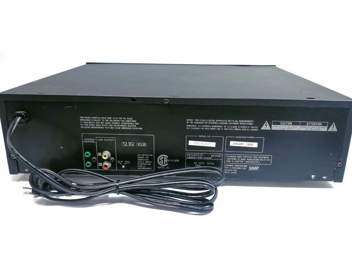 RARE Kenwood Multiple CD Player DP-R797 5 Discs Dual RARE Kenwood Multiple CD Player DP-R797 5 Discs Dual