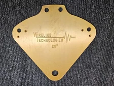 Wireline Technologies 20" Slickline Rigging Sheave Holder,  Stainless steel