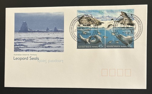 Australia Antarctic Territory FDC 2001 Leopard Seals