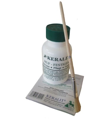 Keralit Huffestiger 250 ml für Pferde Hufe mit Pinsel und Anleitung 137,60 /l