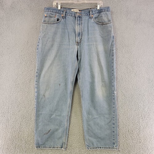 mens light wash relaxed jeans