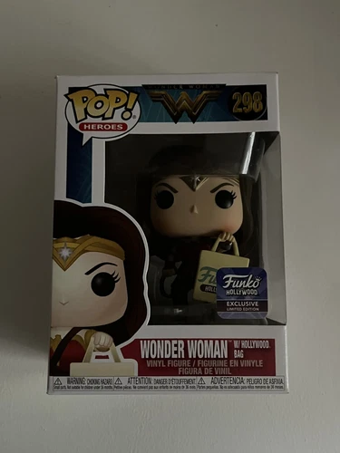 Funko Pop! Wonder Woman w/ Hollywood Bag #298 (Funko Hollywood Exclusive LE)