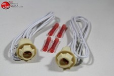 Chevy Gm Side Marker Lamp Light Sockets 194 194a Style Wedge Bulb Wire Pigtail