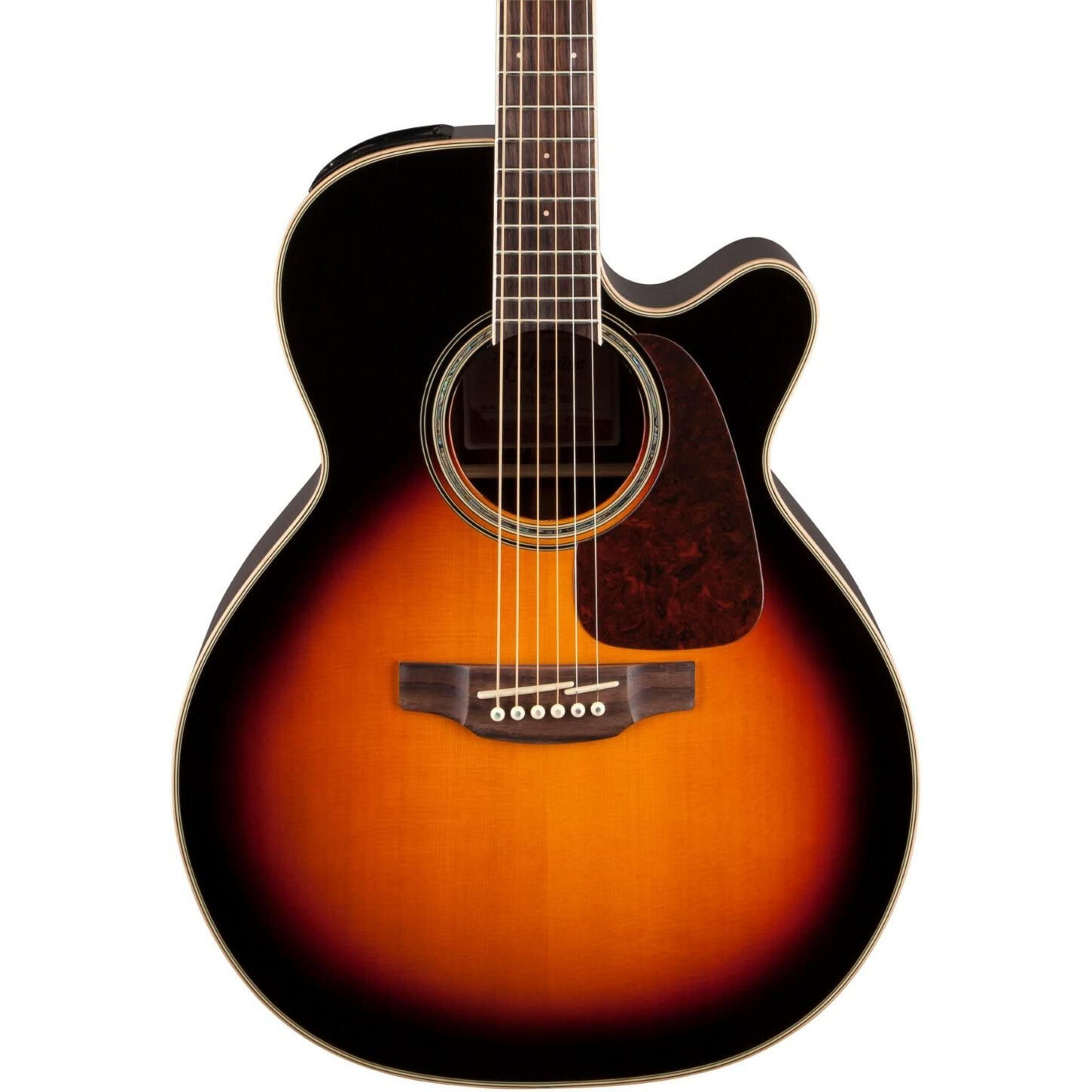 Акустическая гитара Takamine GN71CE Grand Concert, столешница из массива ели, коричневый цвет Sunburst