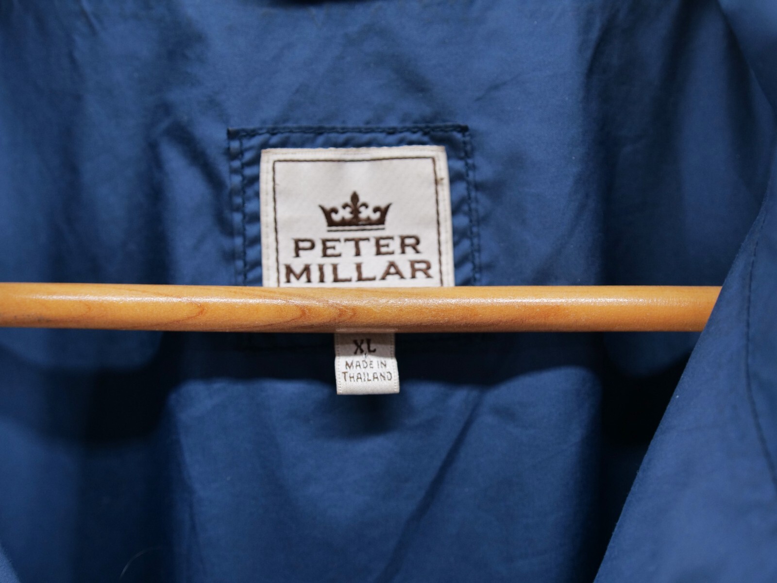 Vintage PETER MILLAR Zip Button Jacket Coat Windb… - image 3