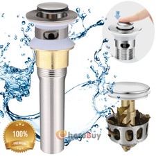 Bathroom Sink Drain With Overflow Vessel Sink Lavatory Vanity Pop Up Drain