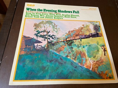 When the Evening Shadows Fall~Tribute to Jimmie Rodgers~Autry, Snow~Country LP