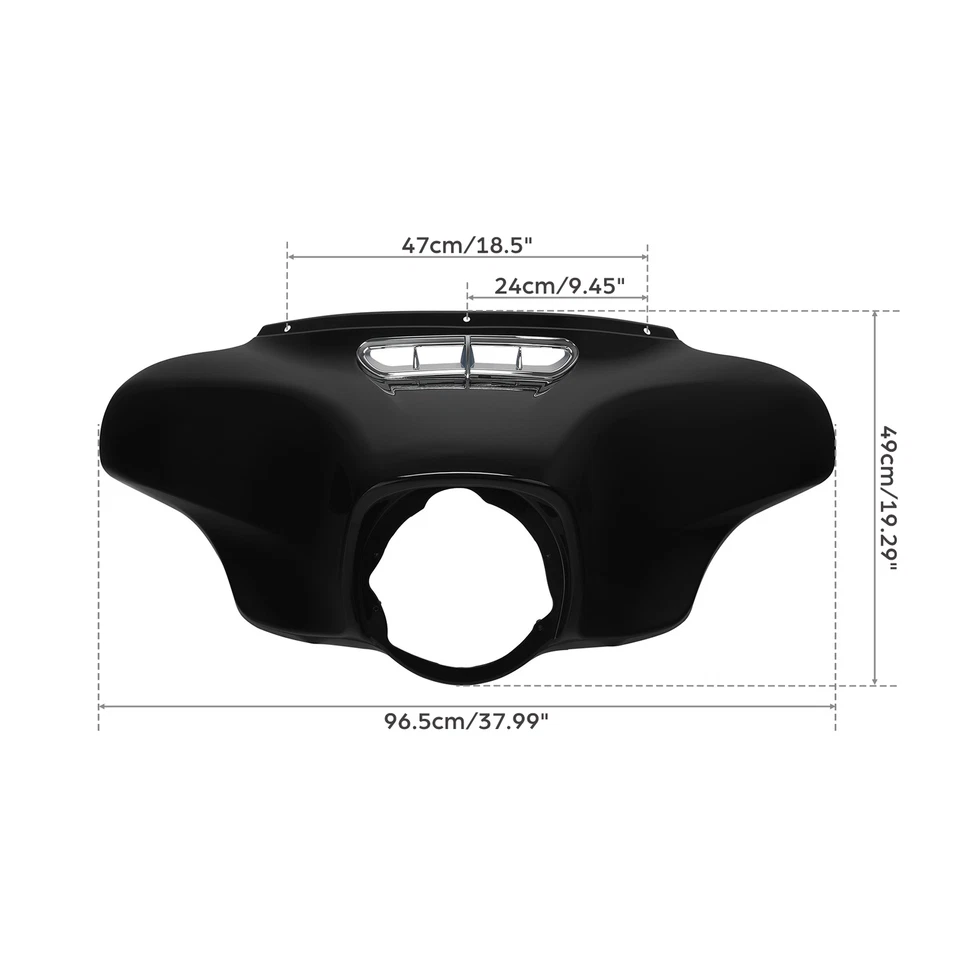 Carenado exterior Batwing apto para Harley Electra Street Glide Ultra Limited 14-23 EE. UU. Foto 3 de 4