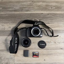 Canon EOS 400D DSLR Camera With 18-55mm Lens Memory Card - Tested
