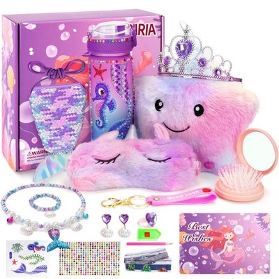 Jenria Mermaid Gift Set for Girls Age 3-10 Birthday Easter Toys Kids
