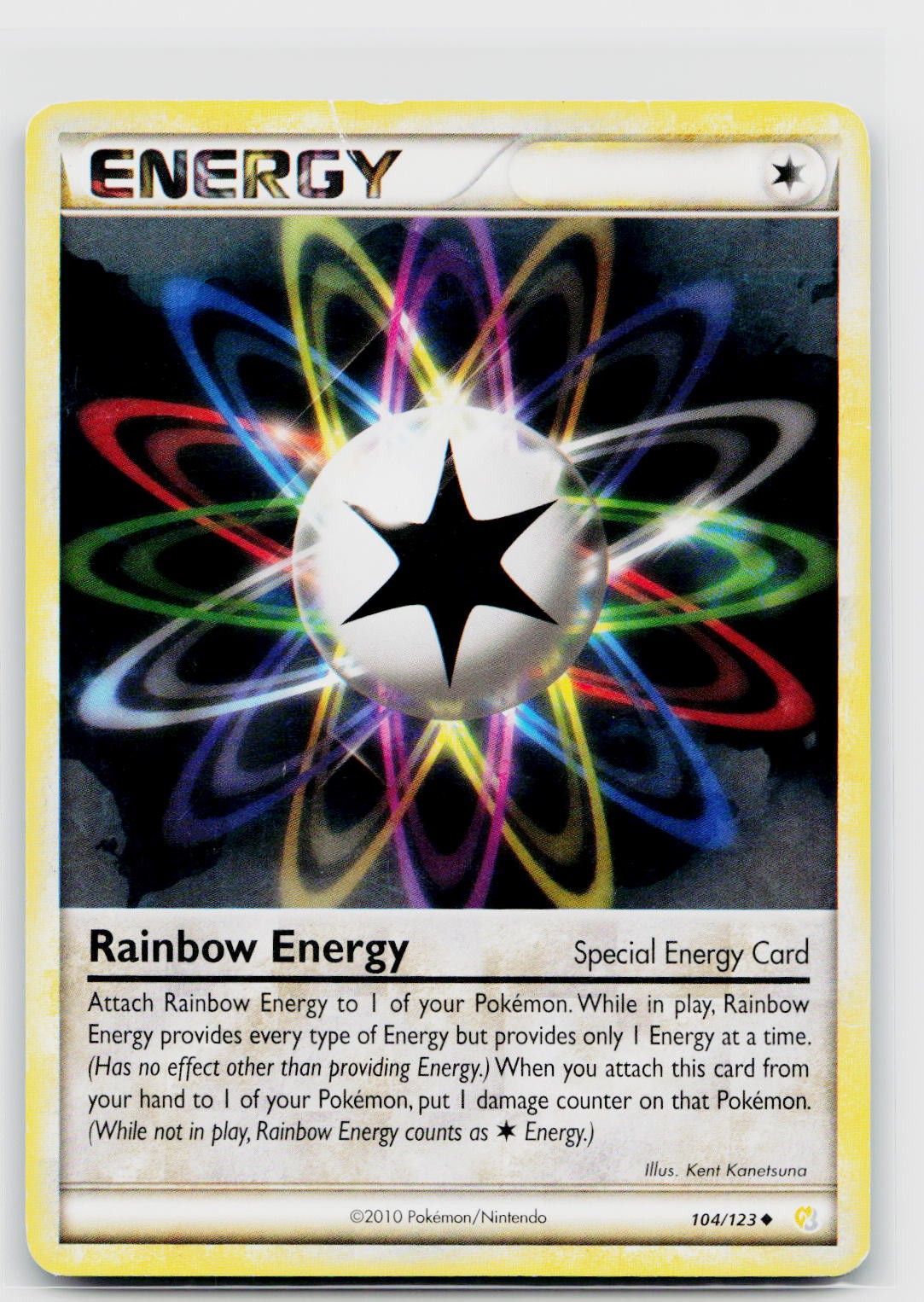 Rainbow Energy 104/123 HeartGold SoulSilver Uncommon HP