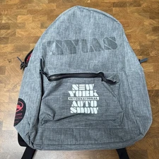 New York international Auto Show Grey Backpack auto alliance new never used