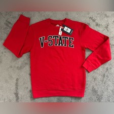 Valdosta State University Crewneck Sweatshirt Small Red & Black Unisex Fanatics