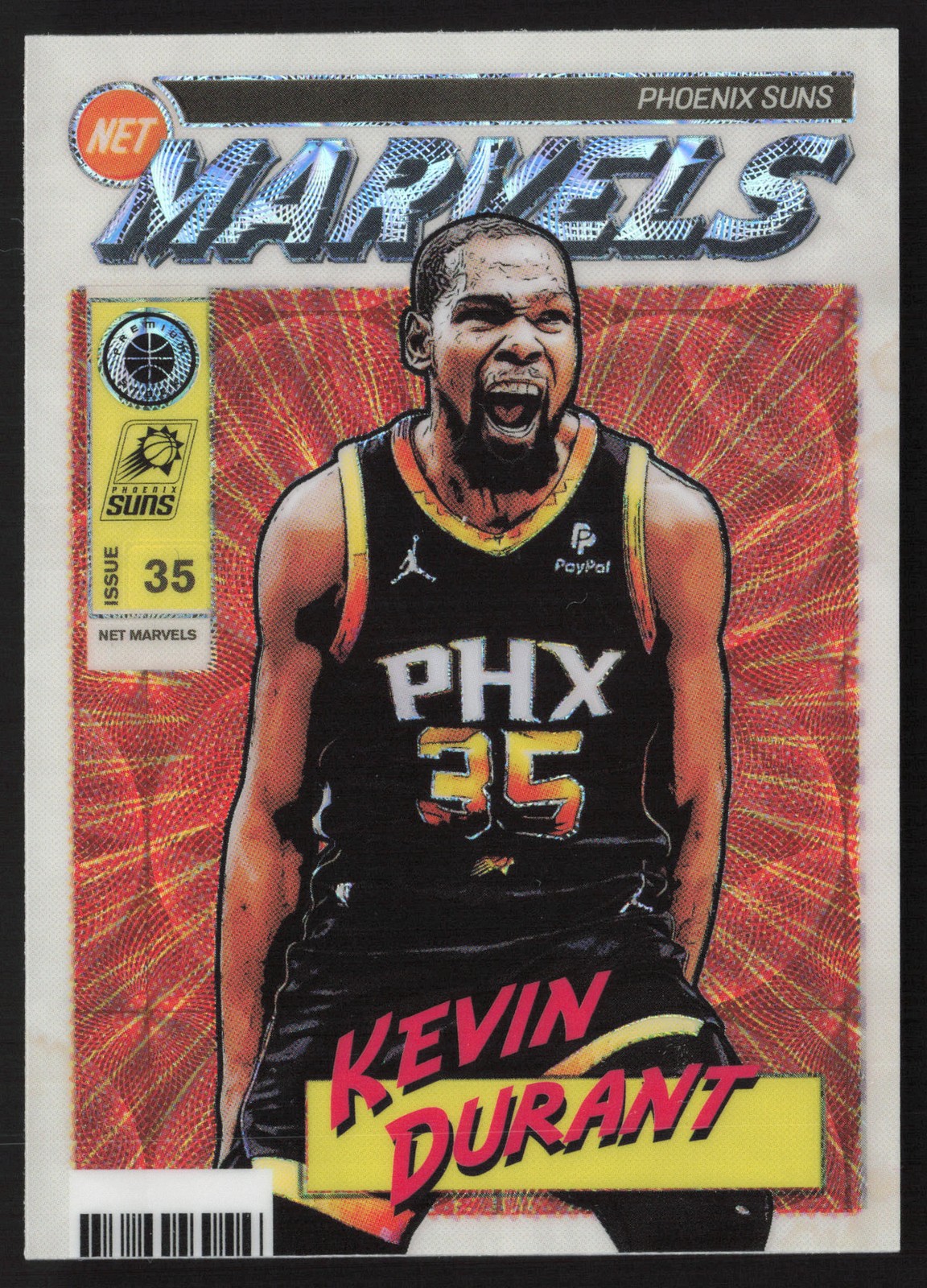 Kevin Durant 2023-24 Hoops Premium Stock Retro Net Marvels Premium #4