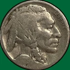 1925-D Buffalo Nickel Good G Coin, Scratch #39149