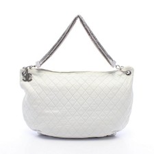 Chanel Matelasse Lambskin Shoulder Bag Women Green One Size 830263