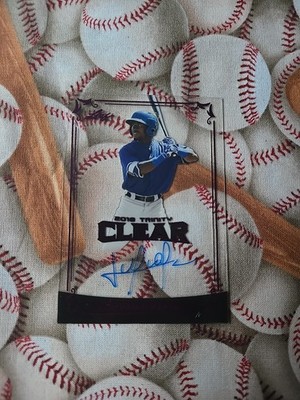 2018 Leaf Trinity Clear Autographs Julio Pablo Martinez #CA-JPM Purple (AU, RC)