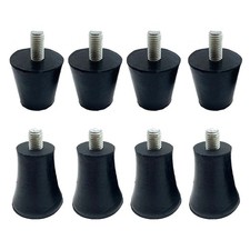 4 Pack For M10 Adjustable Foot Levelers with Textured Rubber Floor Protection