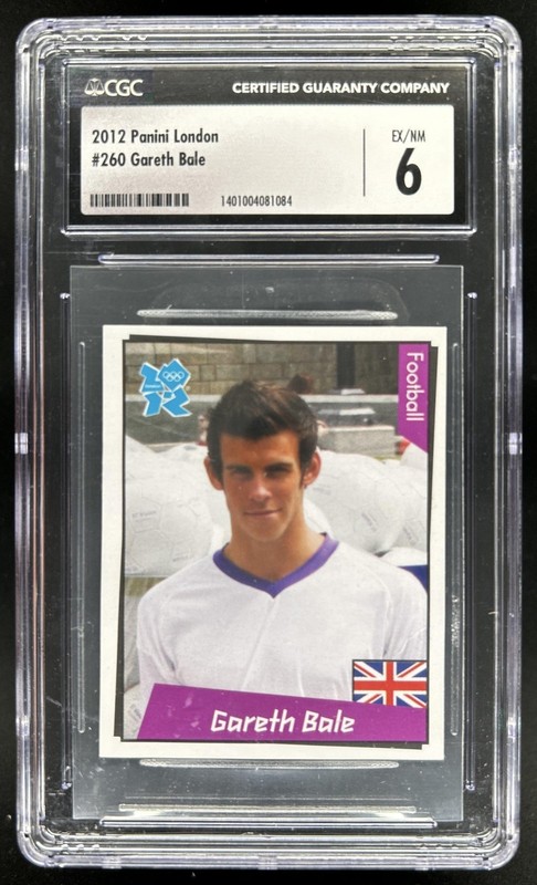 2012 Panini London Gareth Bale Rookie RC #260 CGC 6