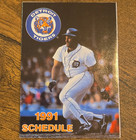 Detroit Tigers 1991 Baseball Schedule Pocket Card - Busch Beer Vintage — photo 1