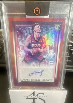 2021-22 Panini Recon - Rookie Recon Signatures Alperen Sengun #RRS-APS Red...
