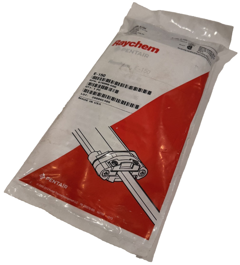 NEW RAYCHEM E-150 COLD-APPLIED END SEALS FOR ELECT HEAT CABLES 979099-000