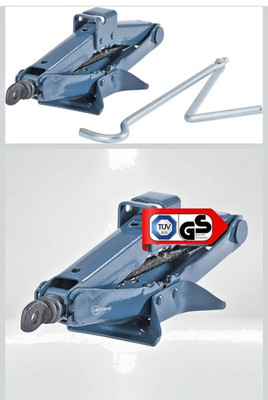 Bundle 2 x Cartrend Scherenwagenheber + 1 Kurbel PKW Auto Wagenheber 1 Tonne