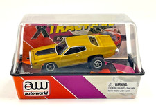 AUTO-WORLD XTRACTION HO SLOT CAR  71 PLYMOUTH GTX EL1125026 