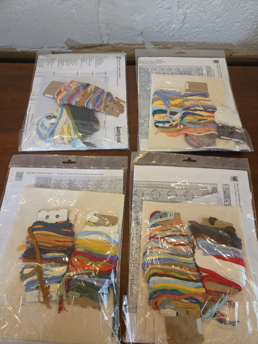 Janlynn Counted Cross Stitch SPRING/SUMMER/AUTUMN/WINTER *Complete Set* HTF