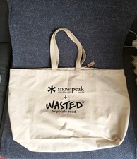 Snow Peak x Wasted by Potato Head Limited Edition Large Canvas Tote Bag - Rare
