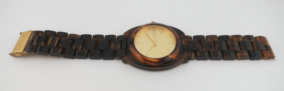 Nixon The Time Teller Acetate Tortoise Shell Watch - A327-1424 