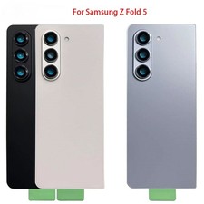 For Samsung Galaxy Z Fold 5 Back Glass Housing Door Rear Battery Cover with Lens