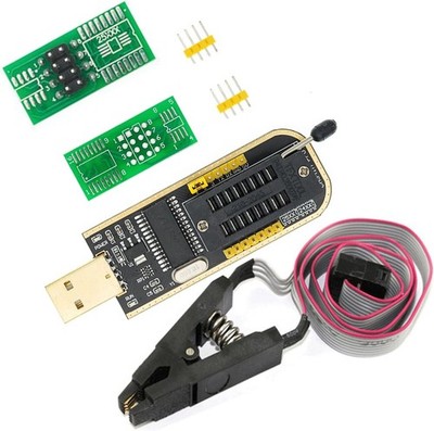 CH341A USB Programmer SOIC8 SOP8 Flash SOP8 EEPROM Chip Programmer Clone Tool