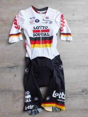 Vermarc Team Lotto Soudal  Deutscher Meister Aero Einteiler / Body / Skinsuit