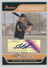 2006 Bowman Signs of the Future Travis Buck #SOF-TB Auto n8a