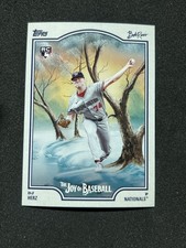 2025 Topps Bob Ross Joy of Baseball DJ Herz RC Nationals