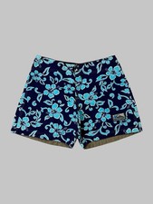 Vintage 80s 90s Quiksilver Reversible Shorts Swimming USA Hawaiian