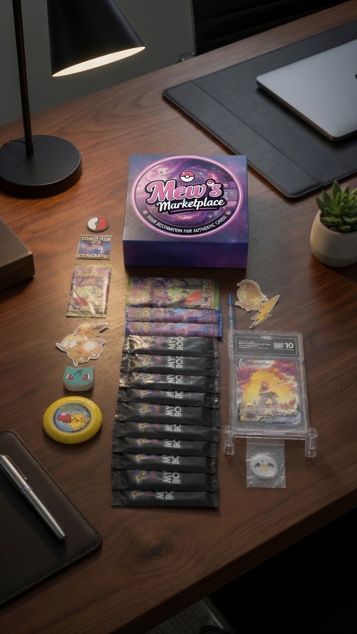 $100 Pokémon Surprise Lot: Graded Slab + 6 Hit Boosters + Merch + More = VALUE!