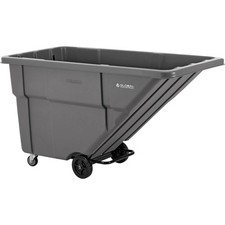 Standard Duty Plastic Tilt Truck 1 Cu. Yd.  1000 Lb. Cap. Gray