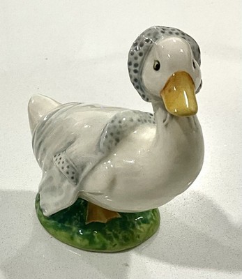 Vintage Beatrix Potter Figurine Beswick England Rebeccah Puddle-Duck 1981 MINT