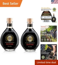 Oro Gold, Barrel Aged Balsamic Vinegar of Modena IGP, All-Natural, Extra Dens...