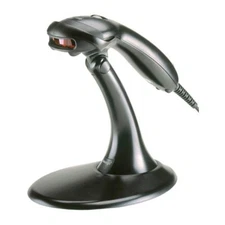 Black Metrologic MS9520 Voyager Laser Barcode Scanner & Stand