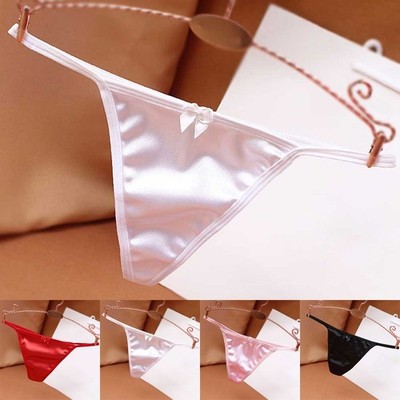 Unterhose Atmungsaktiv Bequem G-String M-XXL Höschen Satin Brandneu