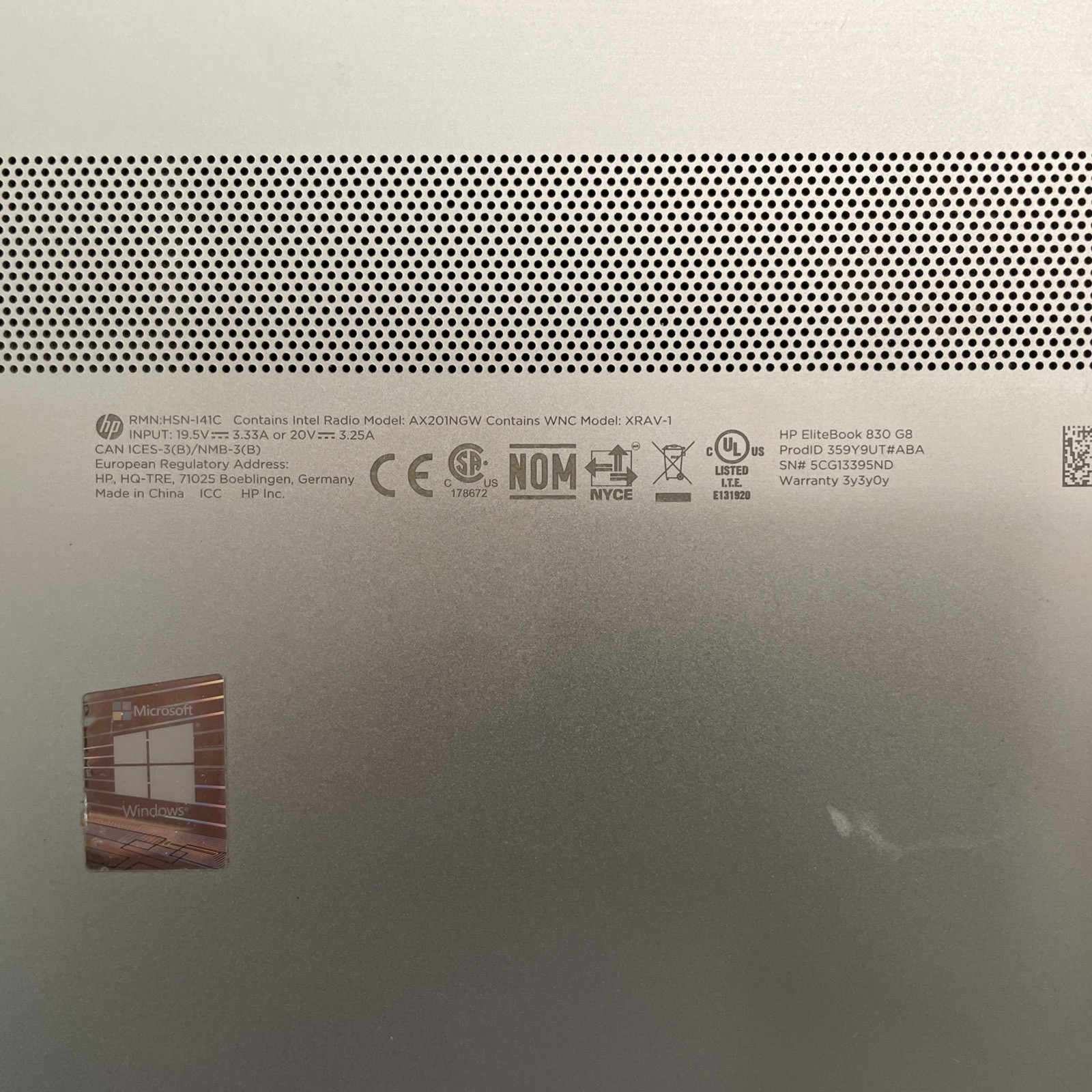 HP Elitebook 830 G8 Elitebook 830 G8, 13.3-Inch Laptop, with Intel Core i7-1185G7, 512 GB SSD (Solid State Drive), Windows 11 Pro