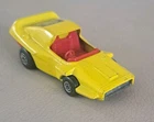 Matchbox Lesney Superfast No. 58 Woosh-n-Push - Yellow Vintage Diecast.