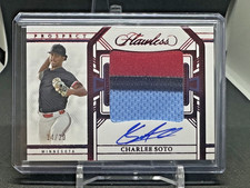 2024 Flawless Baseball CHARLEE SOTO Prospect Patch Auto RUBY 14/20- #PPA-CS