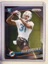 2025 Panini Prizm Ollie Gordon II RC Miami Dolphins Rookie #333 Base Rookie Card