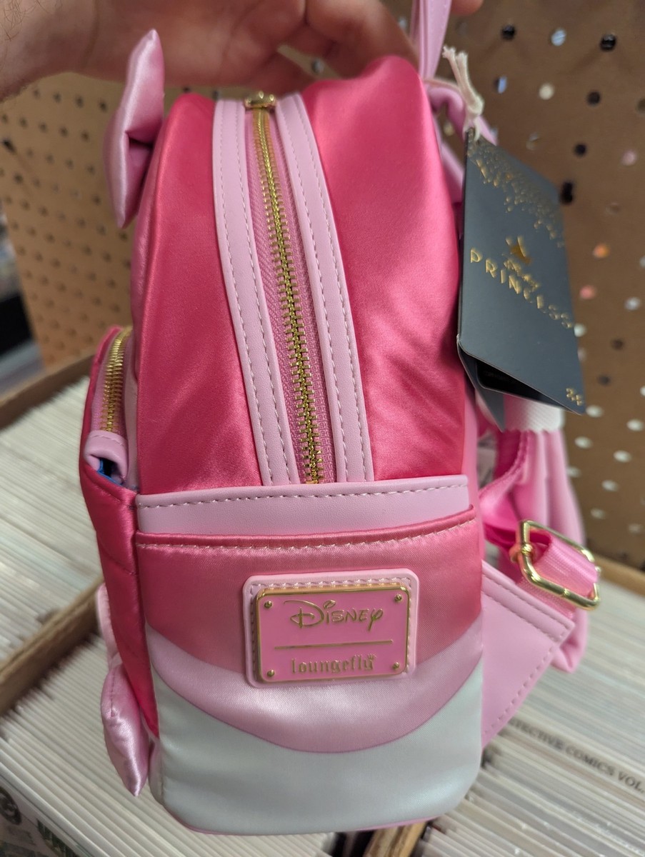Loungefly Disney Cinderella 75th Anniversary Pink Bow Mini  display picture 2