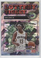 2020-21 Contenders Optic Lottery Ticket Red Cracked Ice Prizm Kira Lewis Jr 0l4h